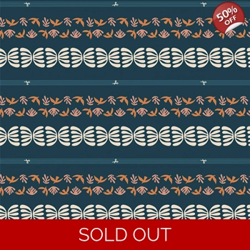 REMNANT - Suzy Quilts - Key West Bound - Binding Fabric - Fat Quarter